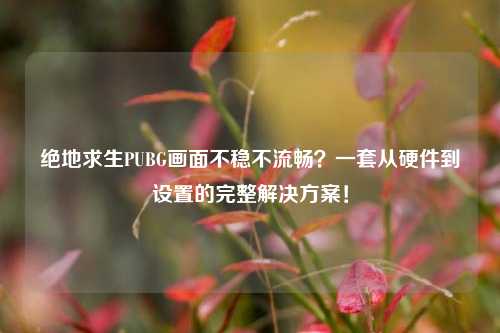 绝地求生PUBG画面不稳不流畅?一套从硬件到设置的完整解决方案!