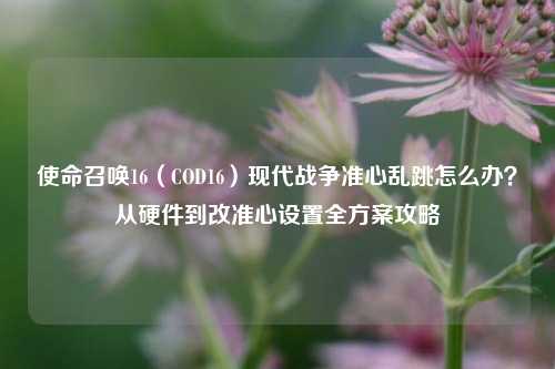 使命召唤16(COD16)现代战争准心乱跳怎么办?从硬件到改准心设置全方案攻略