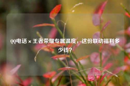 QQ电话×王者荣耀专属温度,这份联动福利多少钱?