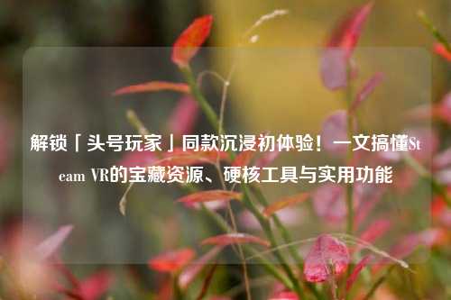 解锁「头号玩家」同款沉浸初体验!一文搞懂Steam VR的宝藏资源、硬核工具与实用功能