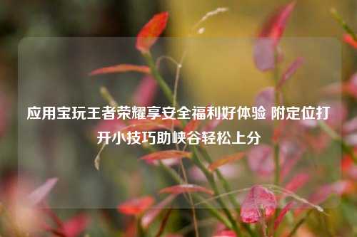 应用宝玩王者荣耀享安全福利好体验 附定位打开小技巧助峡谷轻松上分