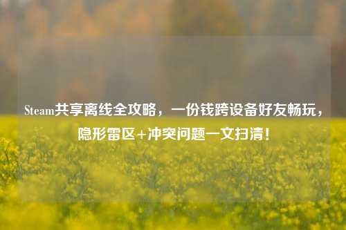Steam共享离线全攻略,一份钱跨设备好友畅玩,隐形雷区+冲突问题一文扫清!