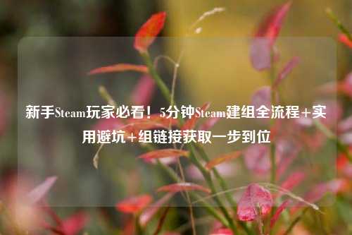 新手Steam玩家必看！5分钟Steam建组全流程+实用避坑+组链接获取一步到位