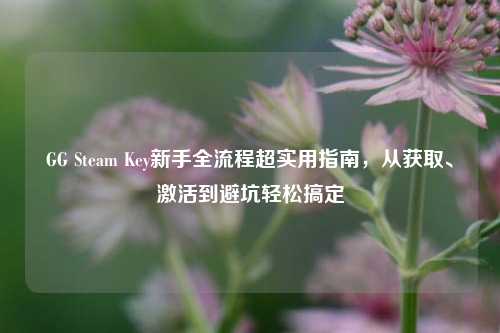 GG Steam Key新手全流程超实用指南,从获取、激活到避坑轻松搞定