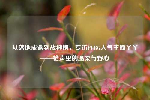 从落地成盒到战神榜,专访PUBG人气主播丫丫——枪声里的温柔与野心