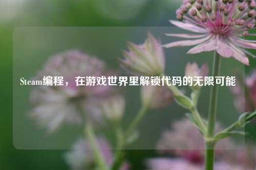 Steam编程,在游戏世界里解锁代码的无限可能