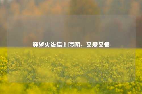 穿越火线墙上喷图,又爱又恨