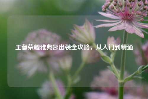 王者荣耀雅典娜出装全攻略,从入门到精通
