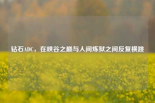 钻石ADC,在峡谷之巅与人间炼狱之间反复横跳