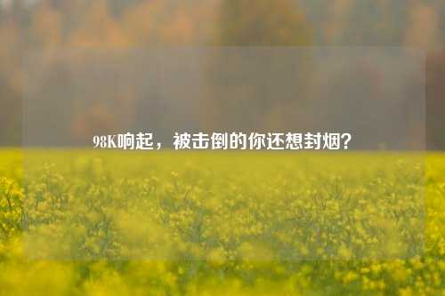 98K响起,被击倒的你还想封烟?