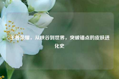 王者荣耀，从峡谷到世界，突破锚点的皮肤进化史