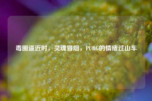 毒圈逼近时,灵魂冒烟,PUBG的情绪过山车